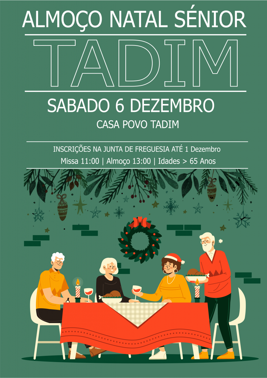 Almoço de Natal para Séniores 2025