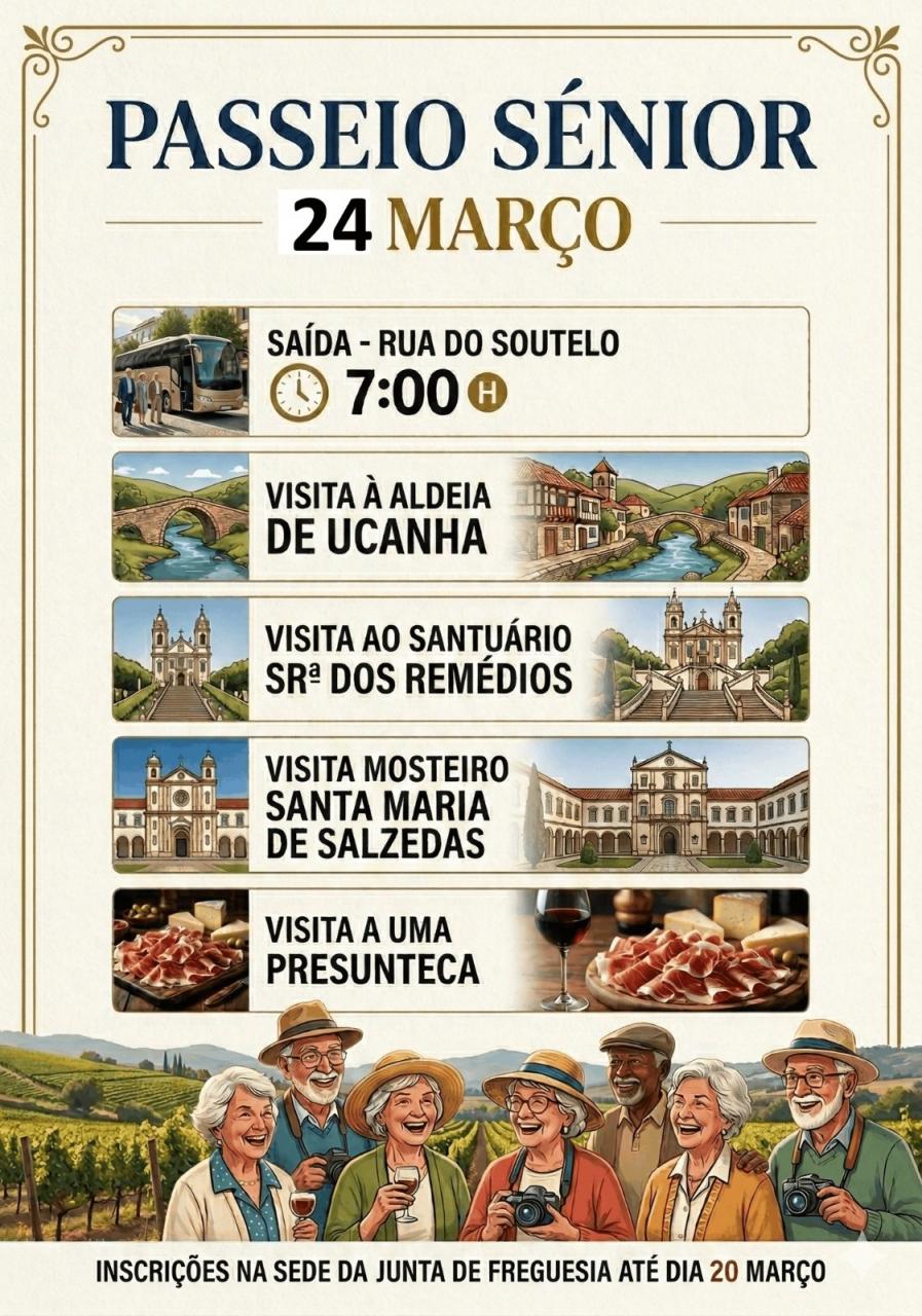 Passeio S&eacute;nior Lamego - Ucanha